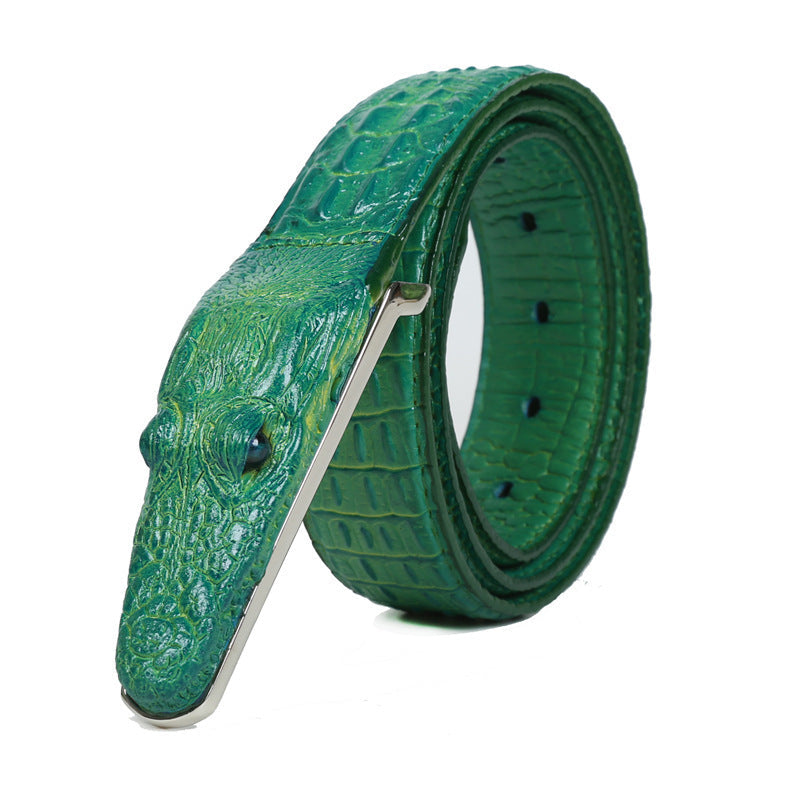 Men's leather belt