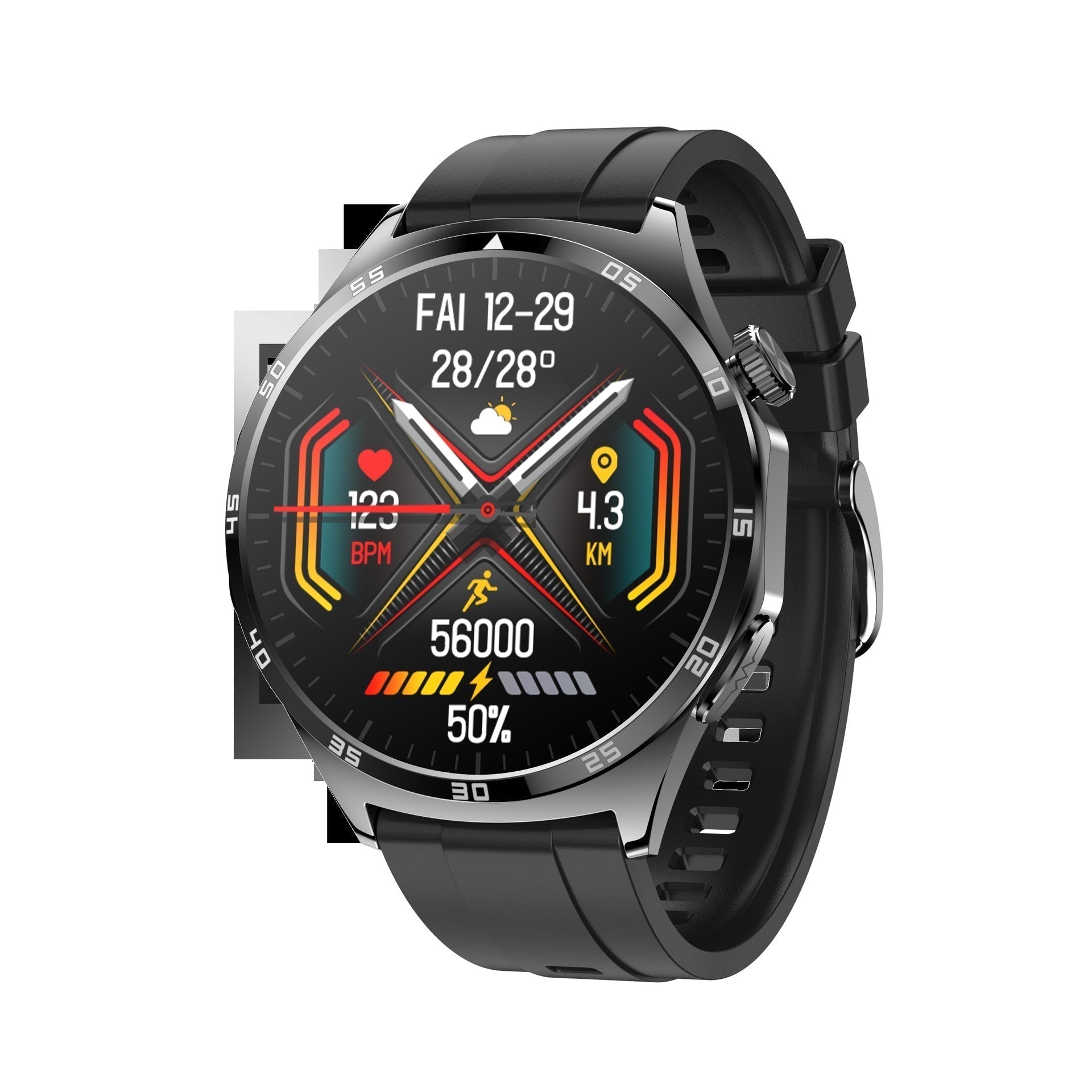 Smart Bracelet ECG Non-invasive Blood Glucose Body Temperature Monitoring