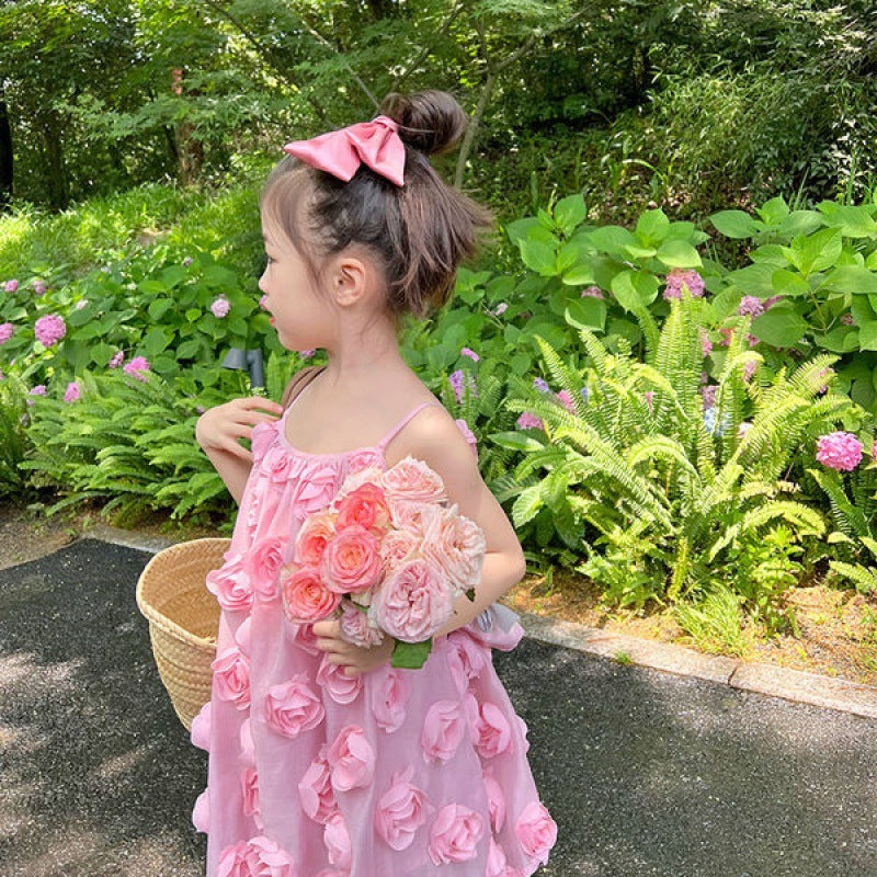 Children's Fashion Sweet Suspender Dress
