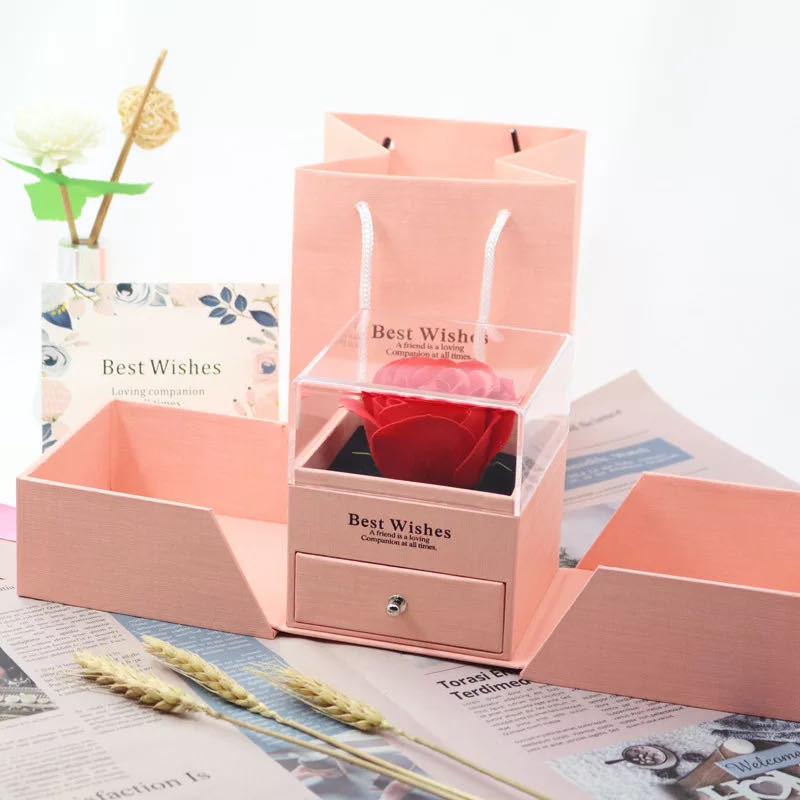 Valentine's Day Plastic Eternal Flower (Box)