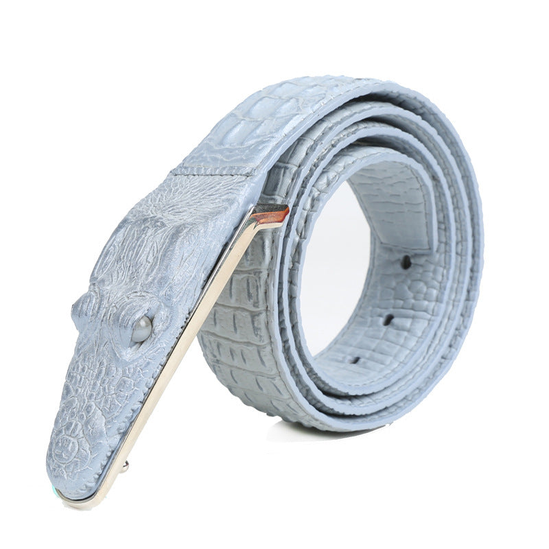 Men's leather belt