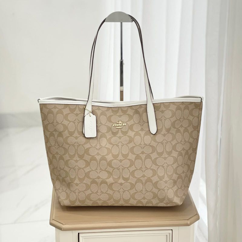 PROMO SALE Tas CCH tote bag besar hitam coklat nude beige putih