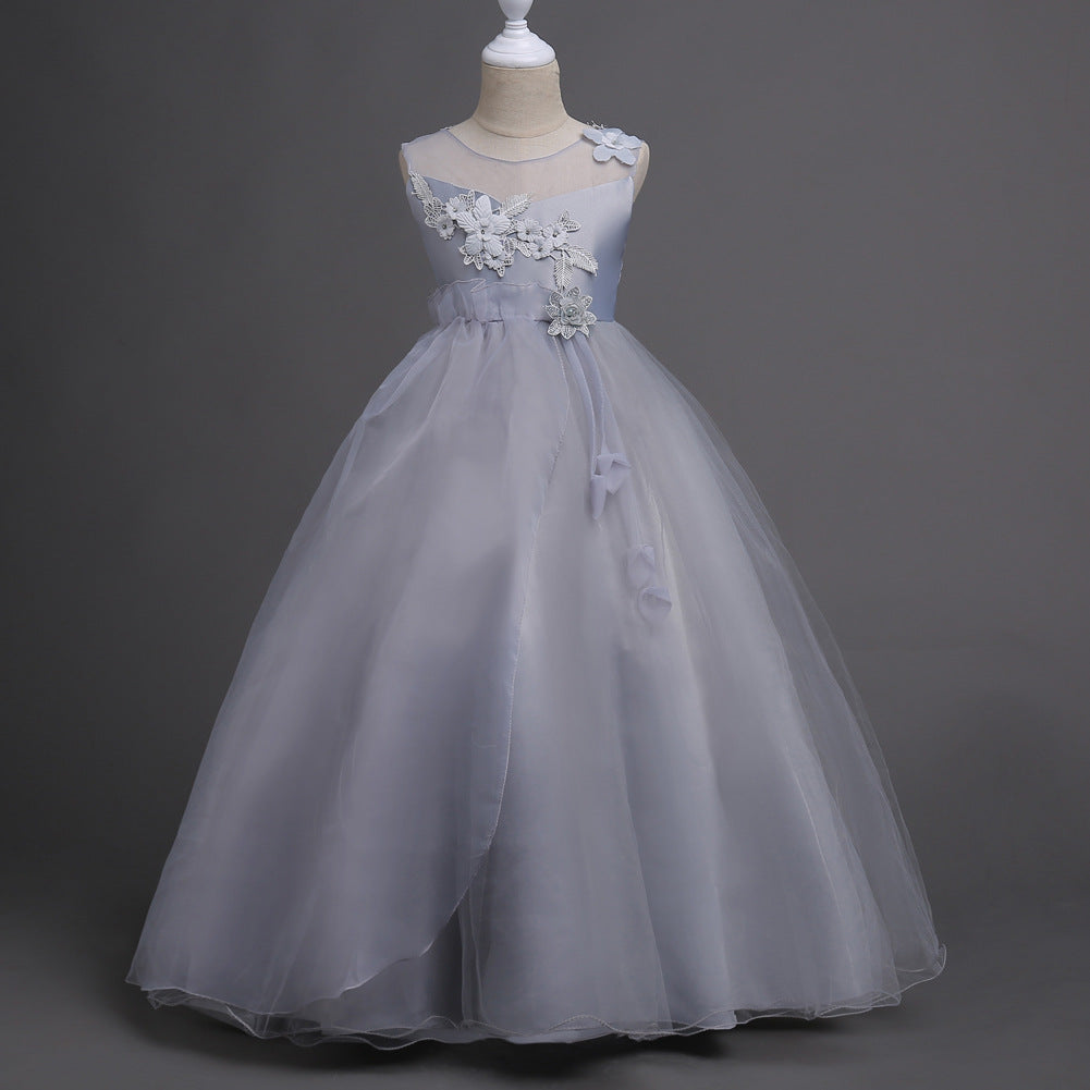 Children's Full Dress Girls' Princess Dress Costume