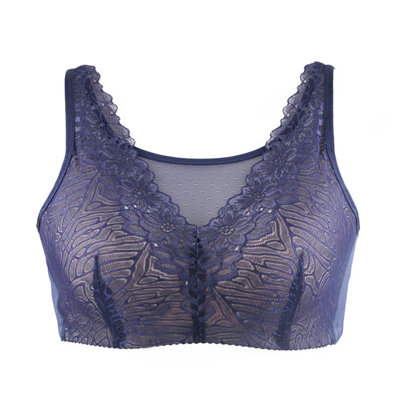 6026 Soft and Comfortable Bra for Mastectomy 75-100BC CUP with Pockets for Silicone Breasts for Breast Cancer Women