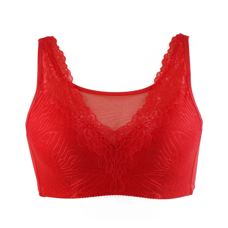 6026 Soft and Comfortable Bra for Mastectomy 75-100BC CUP with Pockets for Silicone Breasts for Breast Cancer Women