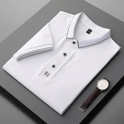Hot Selling New Brand Clothing Men Polo Shirt Mens Business Casual Solid Male Polo Shirt Short Sleeve Breathable Polo Shirts