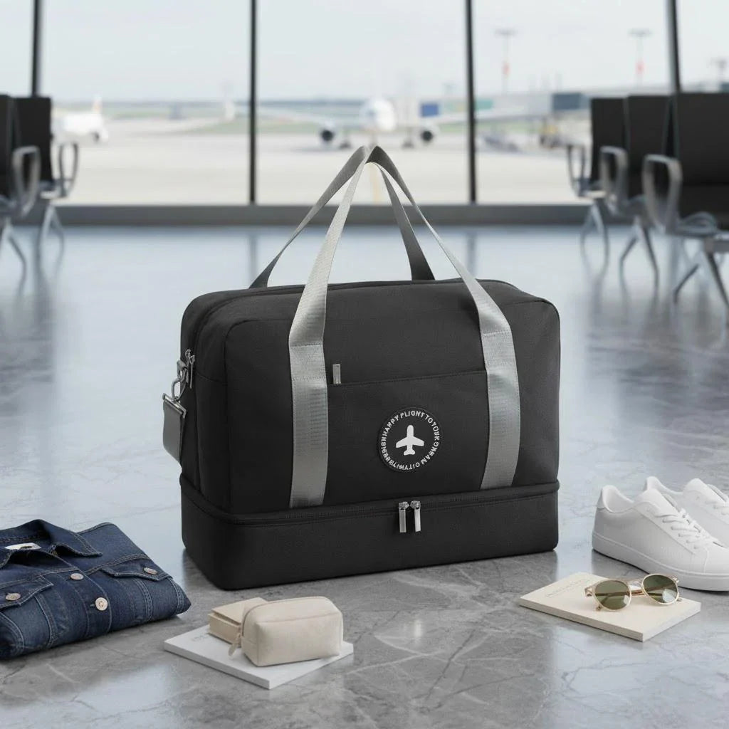 New Waterproof Gym Bag for Men Women Wet Dry Separation Sports Travel Duffel Lightweight Hand Luggage