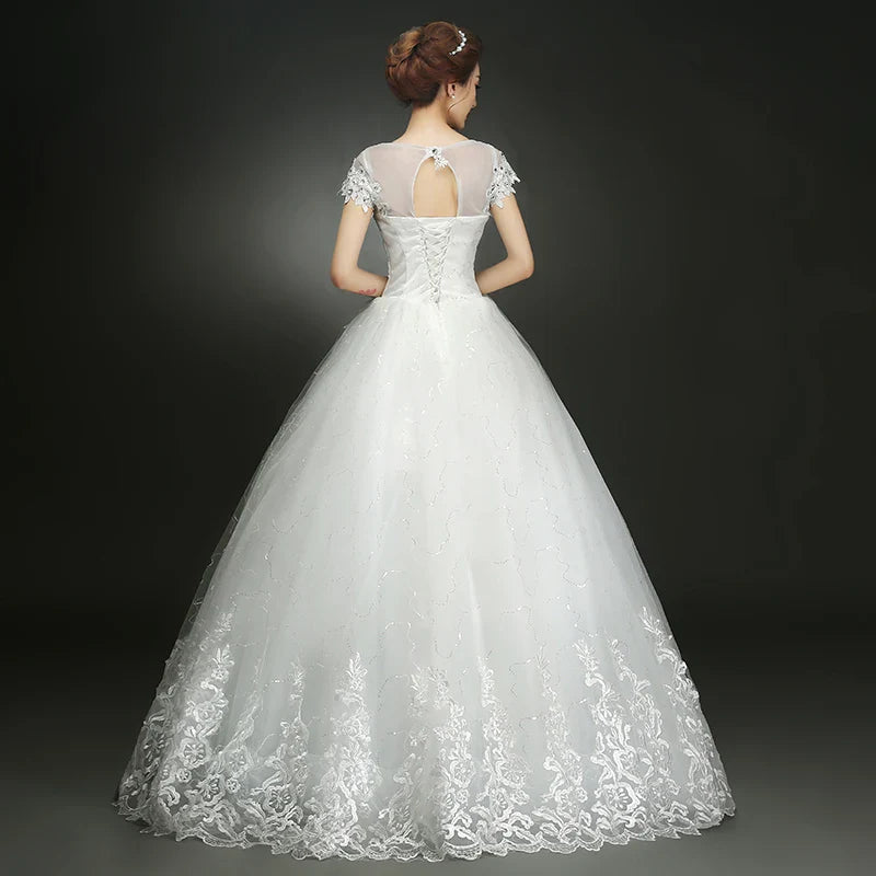 PRXD-625#Wedding Dress Wholesale Lace up Embroidery Bride Marriage Dresses White Ball Gown Factory Christmas Carnival Plus Size