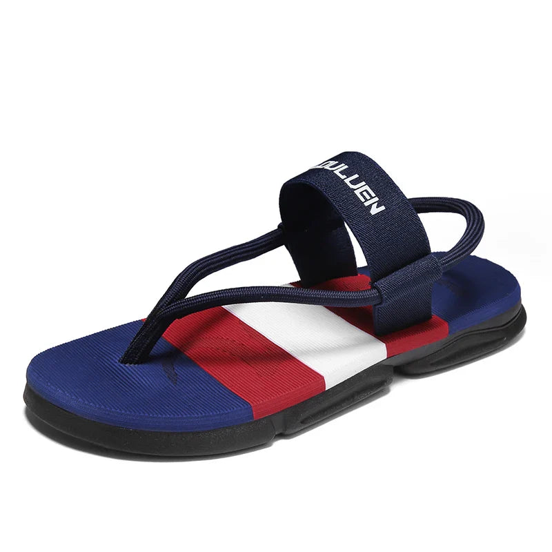 Summer Men Slippers ankle wrap shoes slip-resistant slide sandals male slippers beach Water Shoes Zapatos Hombre