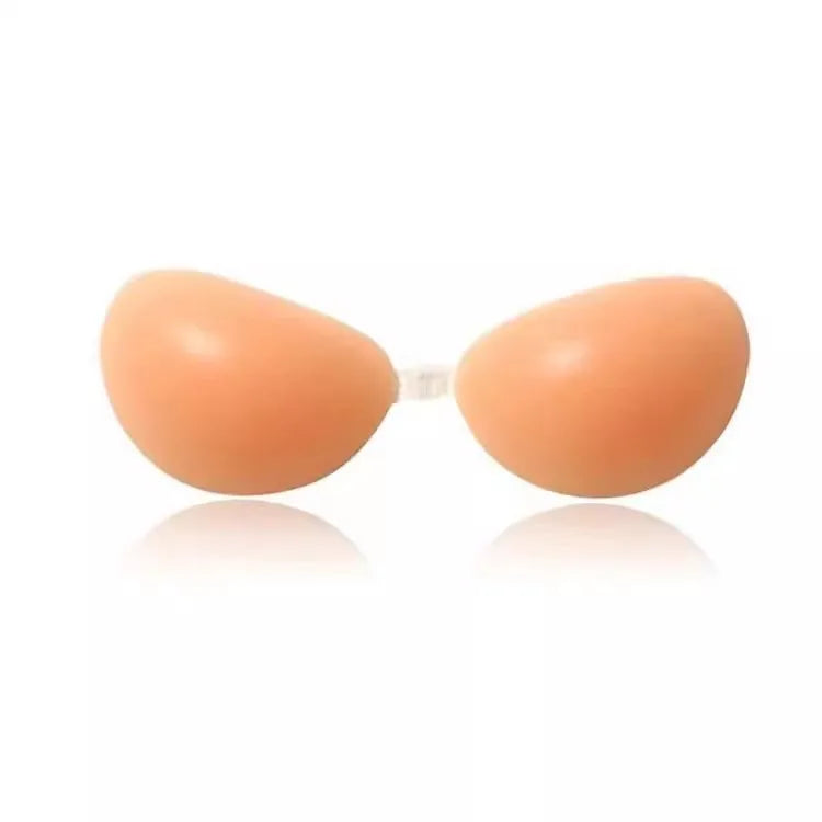Silicone Push-Up Breast Form with Straps, No-Strap Invisible Nipple Pads, Waterproof and Breathableingerie for Women