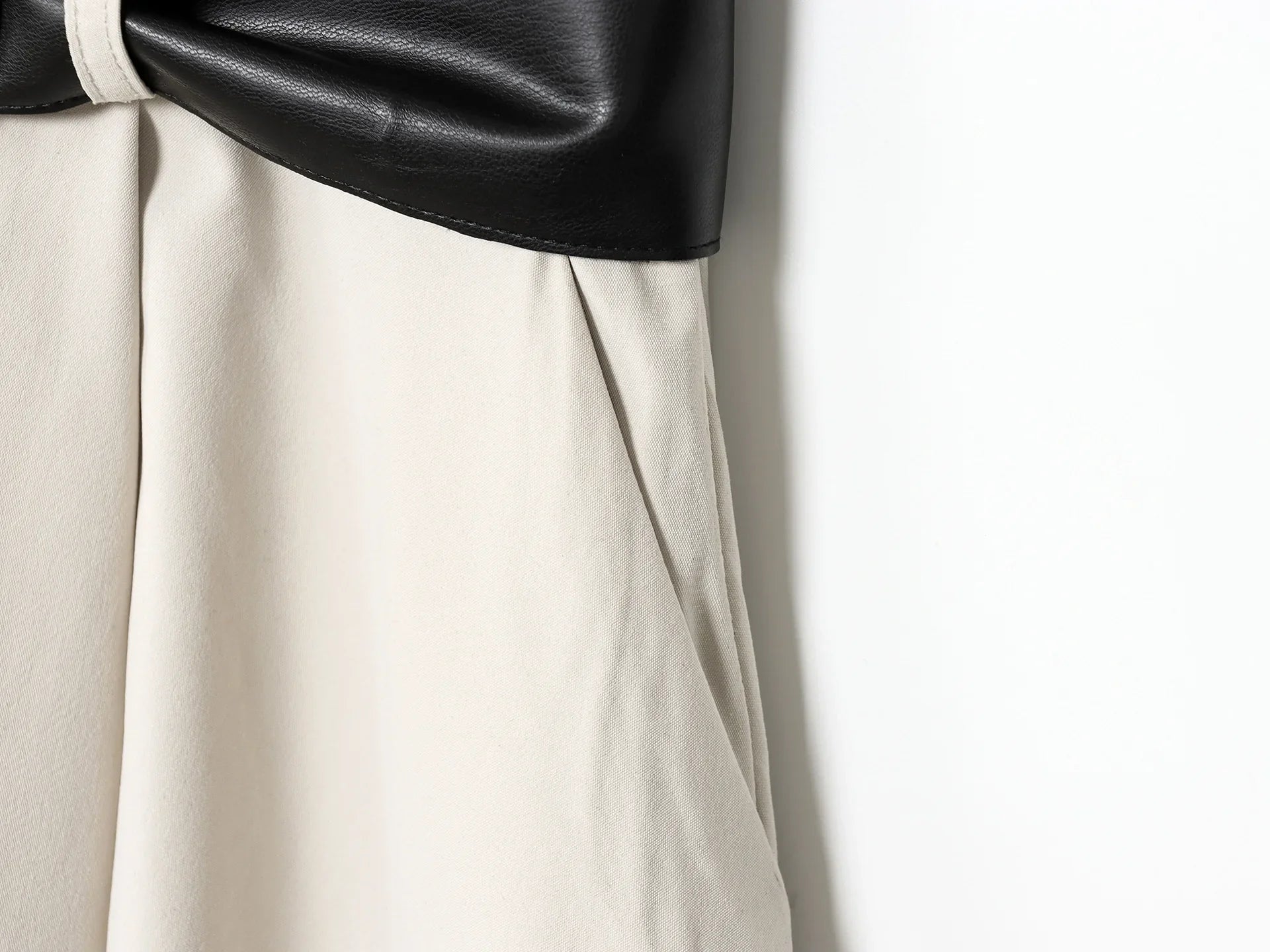 Women's New Fashion With Belt Slim Single breasted Splicing Stand Collar Midi Dress Retro Sleeveless Women's Dress