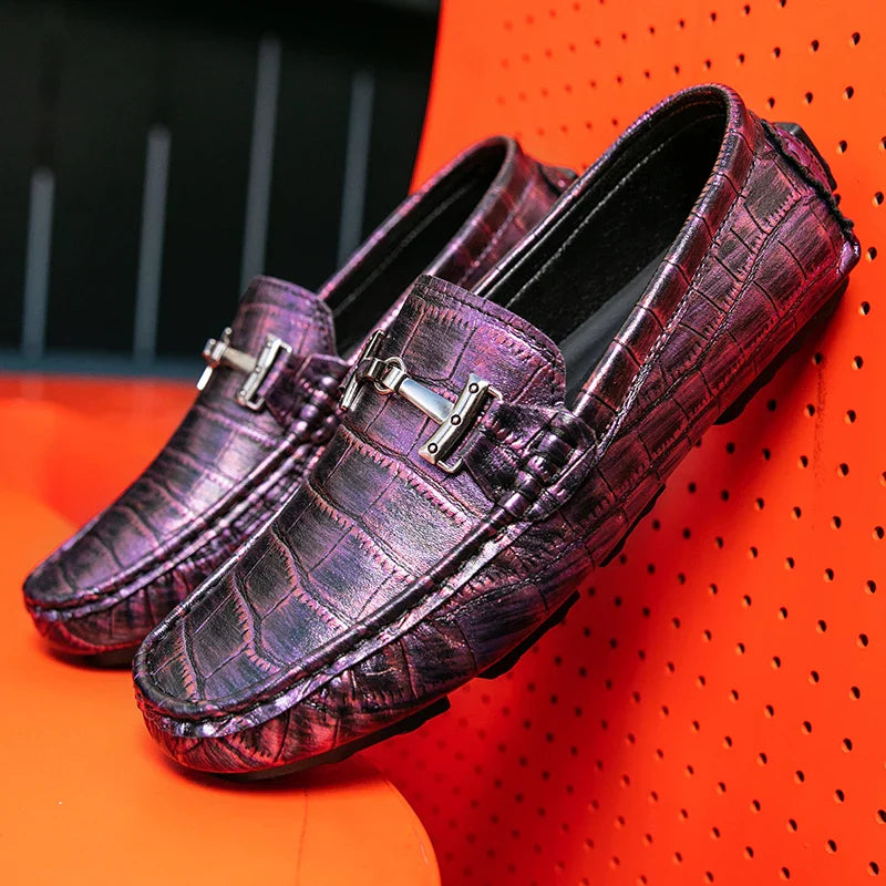 New Arrival Mens Casual Shoes Leisure Walk Male Loafers Metal Trim Adulto Driving Shoes Moccasins Soft Comfortable Slip on Flats