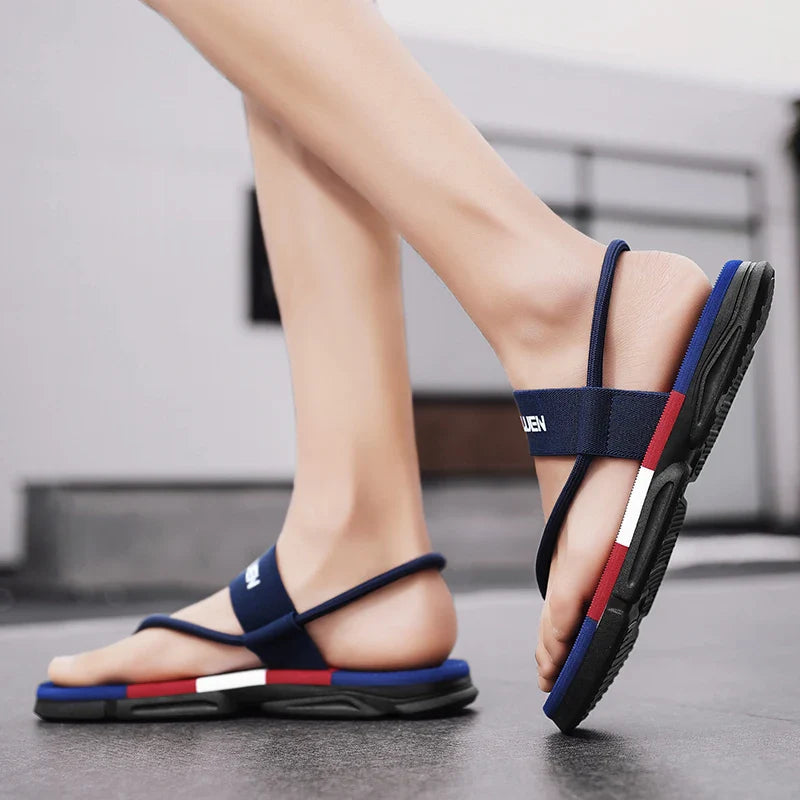 Summer Men Slippers ankle wrap shoes slip-resistant slide sandals male slippers beach Water Shoes Zapatos Hombre