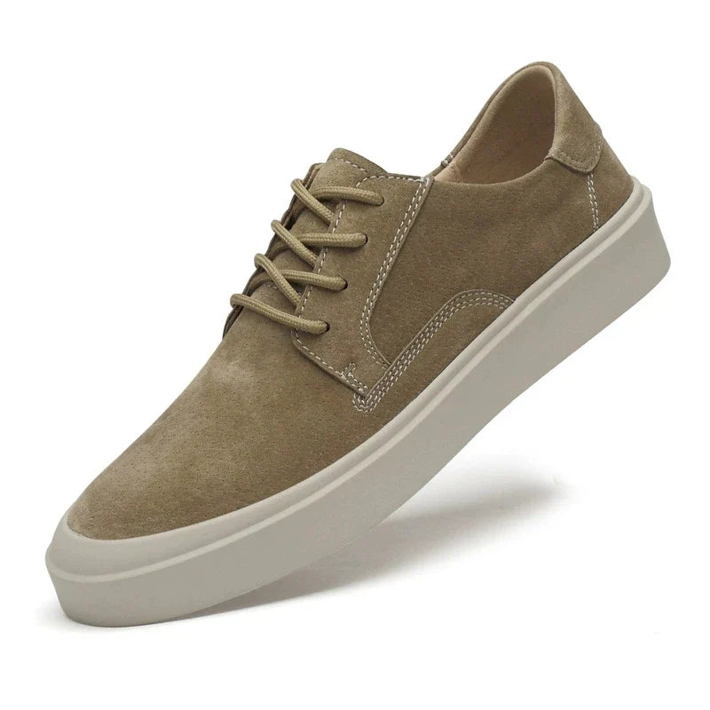 Fashion Versatile Walking Sneakers Casual Shoes Mans High Quality Sport Brand Cow Suede Leather Soft Sole Comfort Loafers Shoes