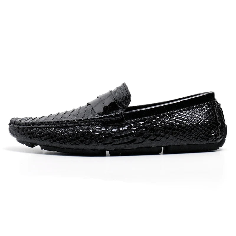 Italian Color Matching Mens Driving Shoes Summer Men Casual Loafers New Handmade Leather Moccasins Light Slip on Male Boat Shoes