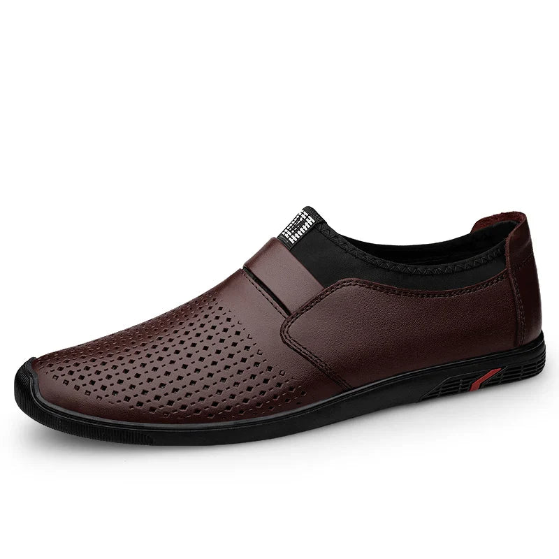 Luxury Brand Men Loafers Shoes Driving Fashion Boat Footwear Man Genuine Leather Moccasins Men's Shoes Comfy Drive Casual Shoes