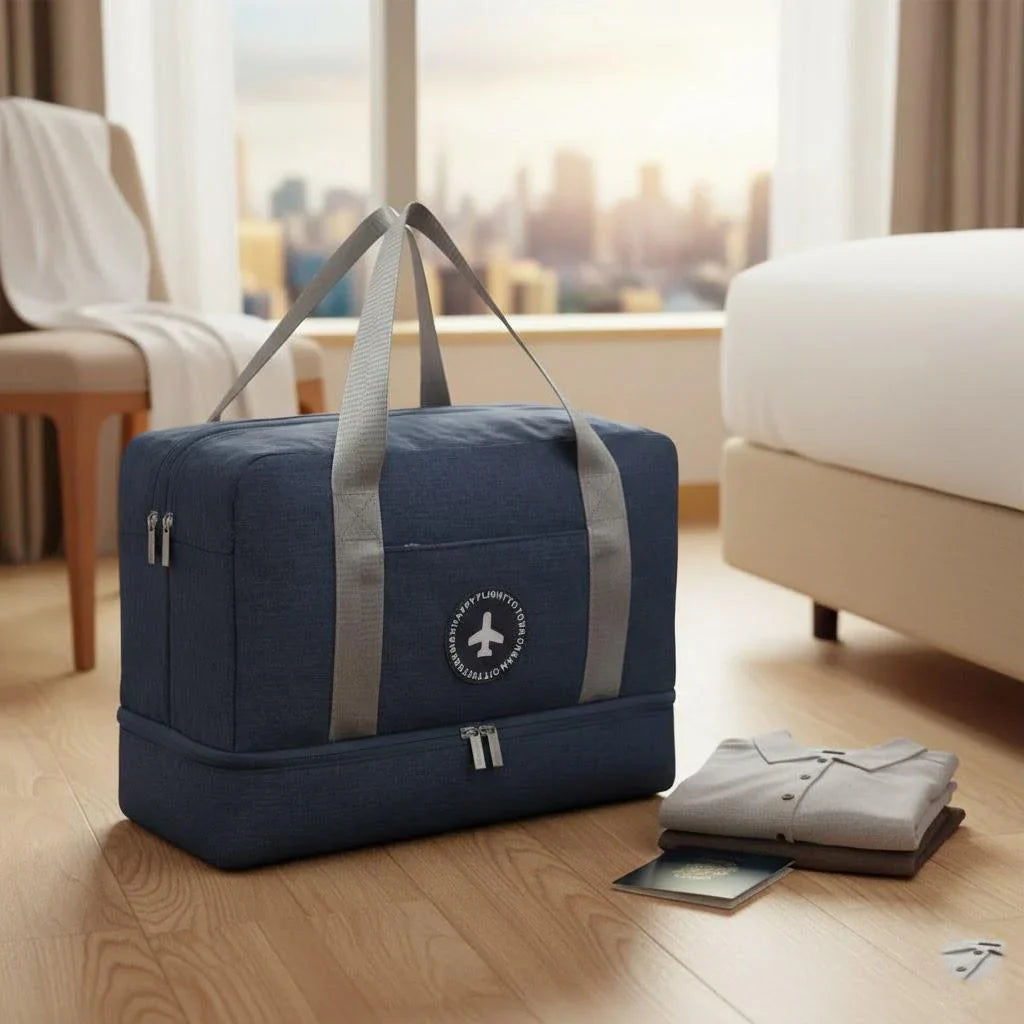 New Waterproof Gym Bag for Men Women Wet Dry Separation Sports Travel Duffel Lightweight Hand Luggage
