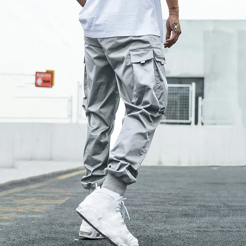 Fashion Lightweight Cargo Pants Summer Breathable Casual Sweatpants 2/1Pcs Hip-Hop Drawstring Trousers Outdoor High Street Pants