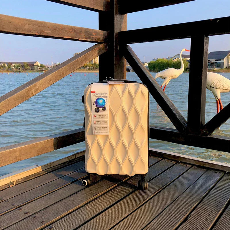 20inch Carrier, 24inch Trolley Suitcase, Large Capacity Zipper Trolley Case, Boarding Case, Suitcase, Universal Wheel Suitcase