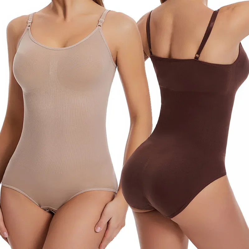 New Bodysuit Shapewear Women Tank Top Tummy Control Full Body Shaper Anti Chafing Shorts Slimming Waist Trainer Butt Lifter