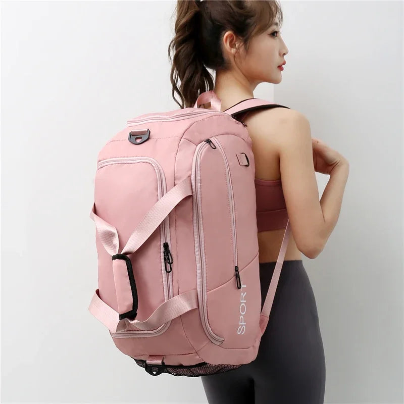 Travel Bags, Weekender Carry On, Sports Tote Gym Bag, Workout Duffel Bag, Overnight Shoulder Bag For Laptop