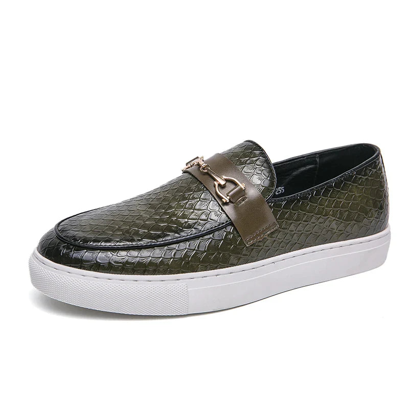 Classic Men's Genuine Leather Men Lazy Dress Shoes  High Quality Casual Loafers Comfortable Driving Shoes Moccasin Fashion Male