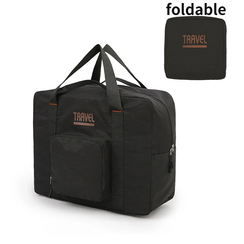 Foldable Travel Bags Unisex Waterproof Oxford Fabric Luggage Storage Suitcase Match Large Capacity Handbags Tote Organizers