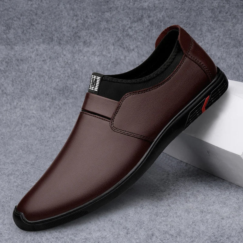 Luxury Brand Men Loafers Shoes Driving Fashion Boat Footwear Man Genuine Leather Moccasins Men's Shoes Comfy Drive Casual Shoes