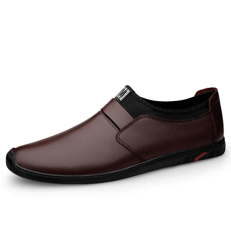 Luxury Brand Men Loafers Shoes Driving Fashion Boat Footwear Man Genuine Leather Moccasins Men's Shoes Comfy Drive Casual Shoes