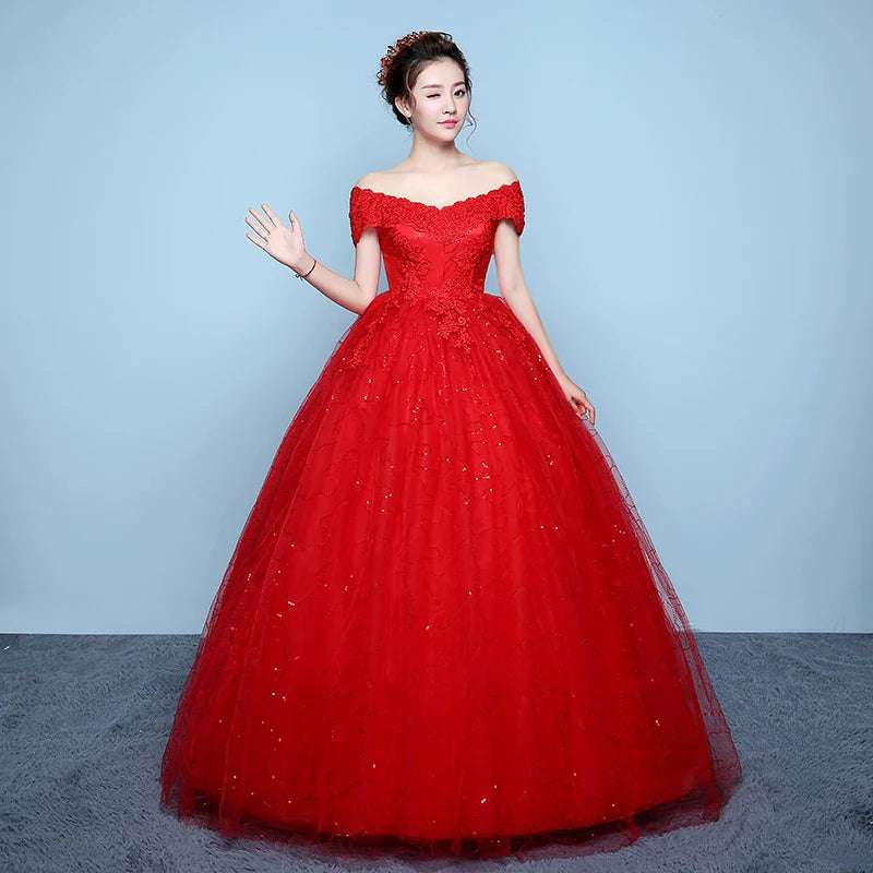 PRXD-625#Wedding Dress Wholesale Lace up Embroidery Bride Marriage Dresses White Ball Gown Factory Christmas Carnival Plus Size