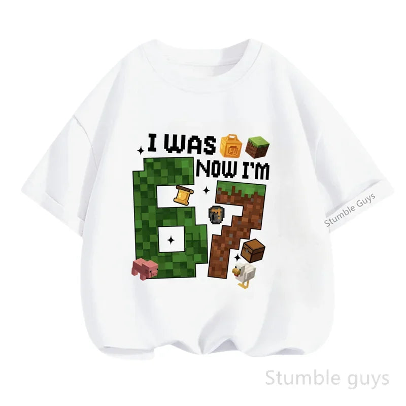 Summer Boys Clothes Girls 67 Print Tshirt Six Seven T-shirt Kids 3-14Y Short Sleeve Casual Tee