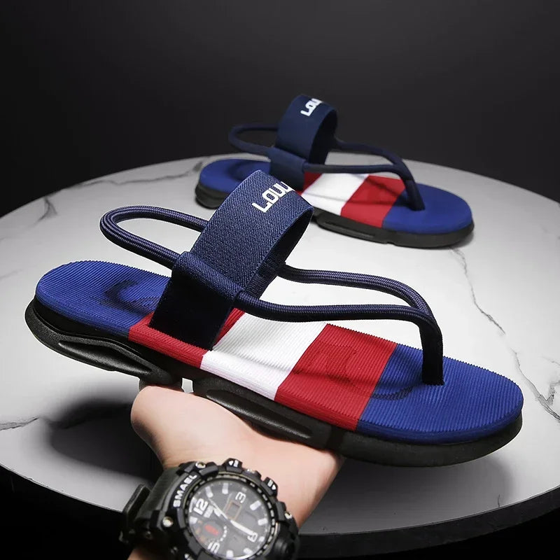 Summer Men Slippers ankle wrap shoes slip-resistant slide sandals male slippers beach Water Shoes Zapatos Hombre