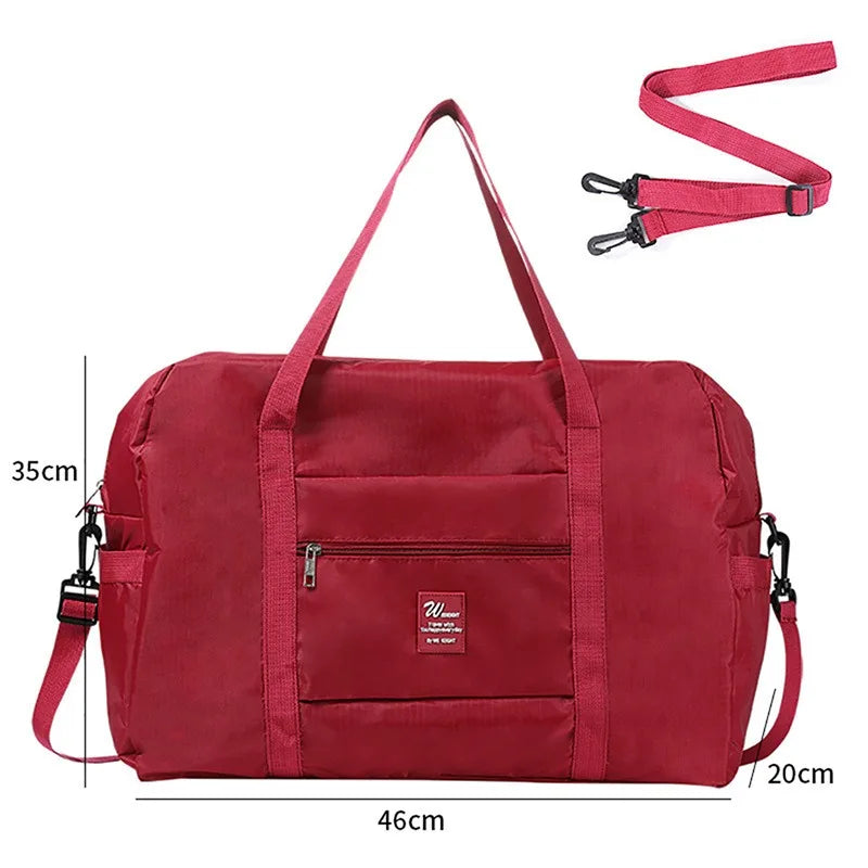 Travel Luggage Bag Large Capacity Multifunctional Adjustable Pull Rod Lightweight Business Trips Short Distance Clothing Storage