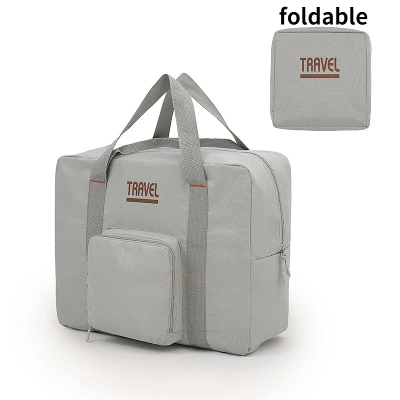 Foldable Travel Bags Unisex Waterproof Oxford Fabric Luggage Storage Suitcase Match Large Capacity Handbags Tote Organizers