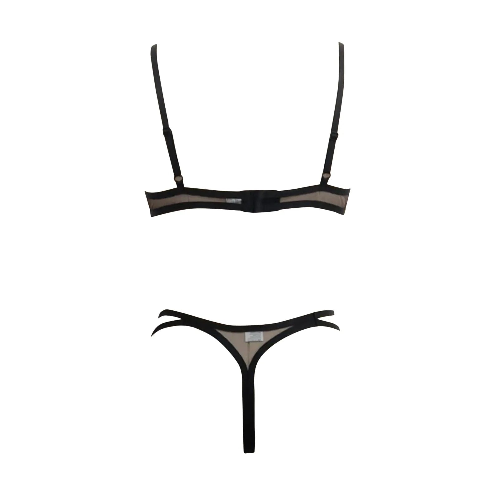 Plus Size Underwire Lingerie Set 2 Piece Womens' Erotic Set Lace Hollow Out Sexy Underwear Fun Costume Intimates 여자속옷 판타지 세트