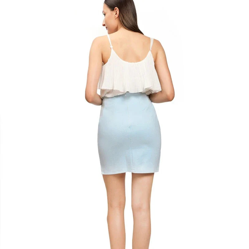 Ladies OL Office Skirt Slim Pencil Skirt For Women High Waist Sexy Female Skirt Bodycon Fitted Skirt