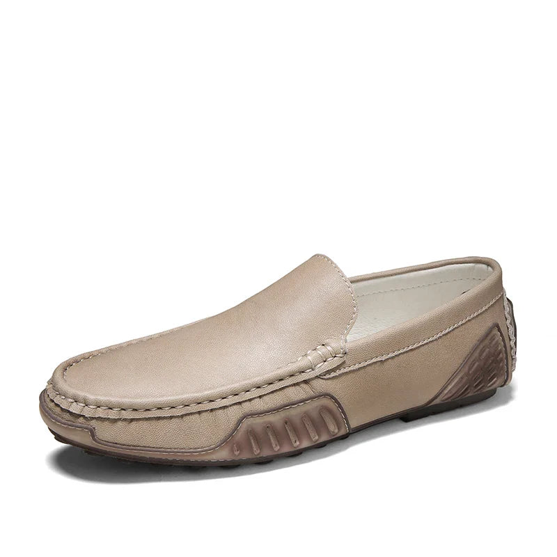 Large Size 38~48 Mens Loafers Soft Luxury Moccasins High Quality Spring Autumn Genuine Leather Shoes for Men Flats Driving Shoes