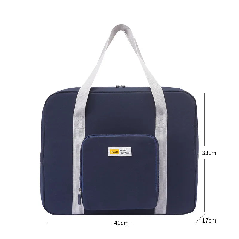 Foldable Travel Bags Unisex Waterproof Oxford Fabric Luggage Storage Suitcase Match Large Capacity Handbags Tote Organizers