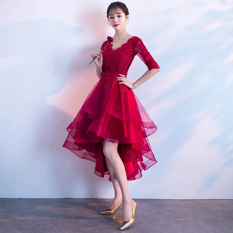 Evening dress dress women's 2026 autumn new banquet temperament long black socialite dress choir performance uniform
