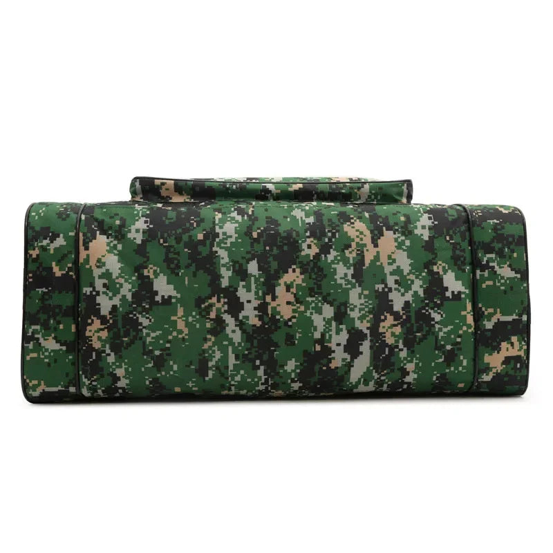 Outdoor Camouflage Duffle Bag Large Capacity Hiking Travel Storage Bags Oxford cloth Portable Fitness Wet And Dry Separation Bag