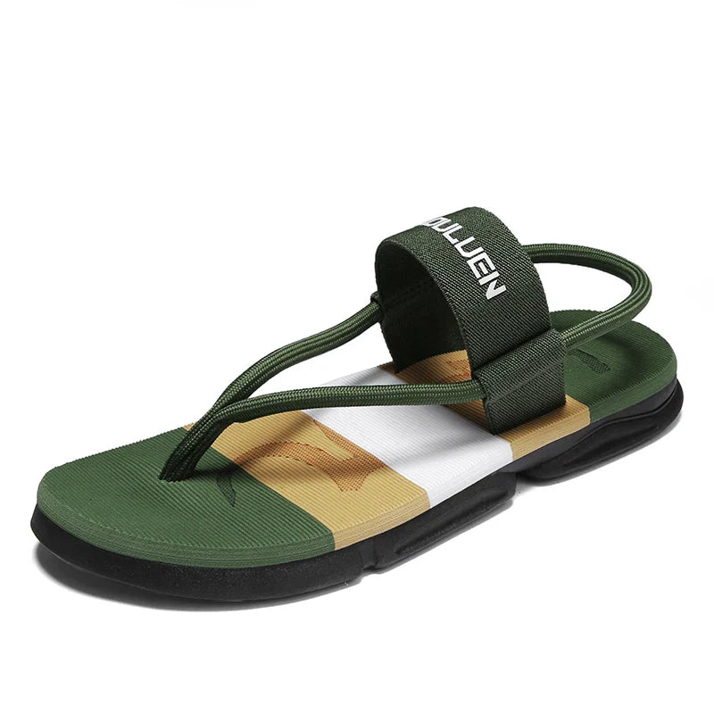 Summer Men Slippers ankle wrap shoes slip-resistant slide sandals male slippers beach Water Shoes Zapatos Hombre