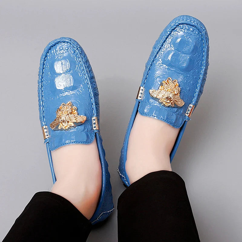 Men's Women Leather Designer Casual Shoes Luxury Loafers Moccasins Brand Driving Male Man Shoes for Men Footwear Plus Size 35-48