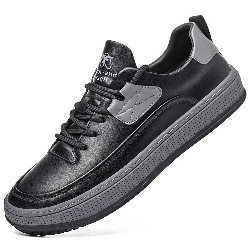 Men Genuine Leather Summer Shoes Outdoor Sneakers Fashion Skateboard Shoes Men Sports Shoes  Comfortable Men Shoes