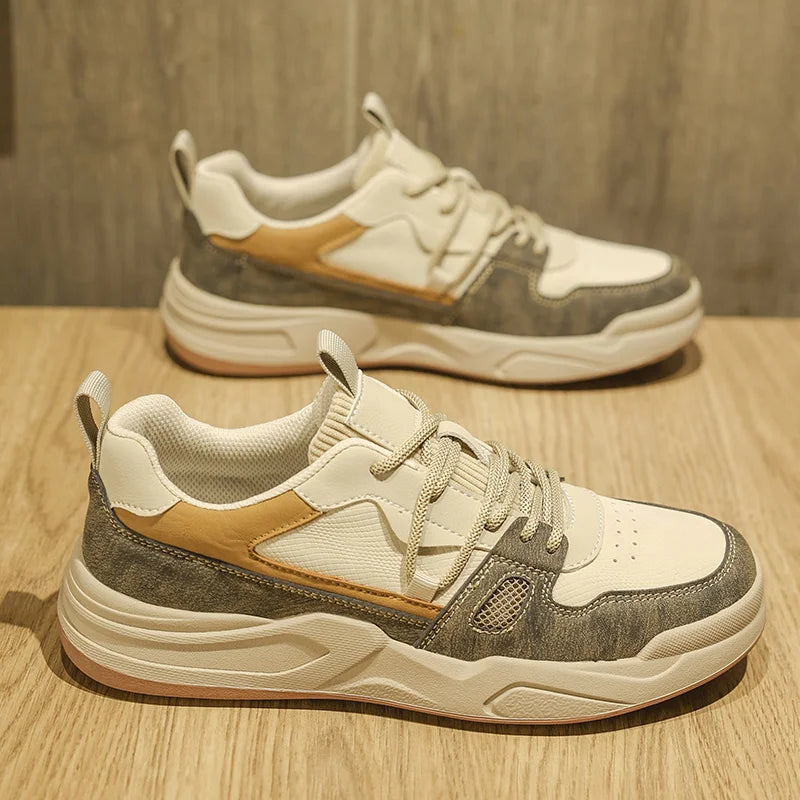 Men's Breathable Casual Sneakers Luxury Trainer Fashion Loafers Comfortable Running Shoes Race Tenis