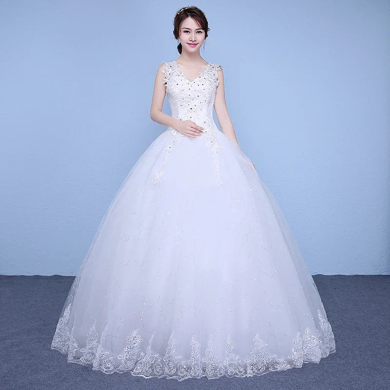 PRXD-625#Wedding Dress Wholesale Lace up Embroidery Bride Marriage Dresses White Ball Gown Factory Christmas Carnival Plus Size