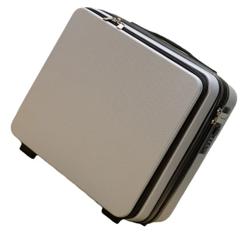A98E-Travel Suitcase Cosmetic Box Hand Luggage Organizer Makeup Case Password Box Portable Boarding Case 16 Inch