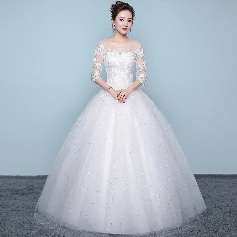 PRXD-625#Wedding Dress Wholesale Lace up Embroidery Bride Marriage Dresses White Ball Gown Factory Christmas Carnival Plus Size