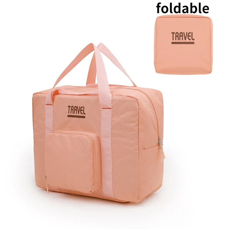 Foldable Travel Bags Unisex Waterproof Oxford Fabric Luggage Storage Suitcase Match Large Capacity Handbags Tote Organizers