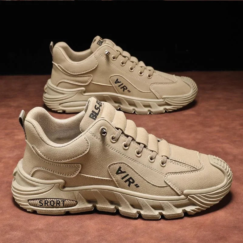 Men's Work Shoes 2025 New Arrival Breathable Slip-On Anti-Slip Wear-Resistant Casual Sports Shoes Thick Bottom Labor Protection