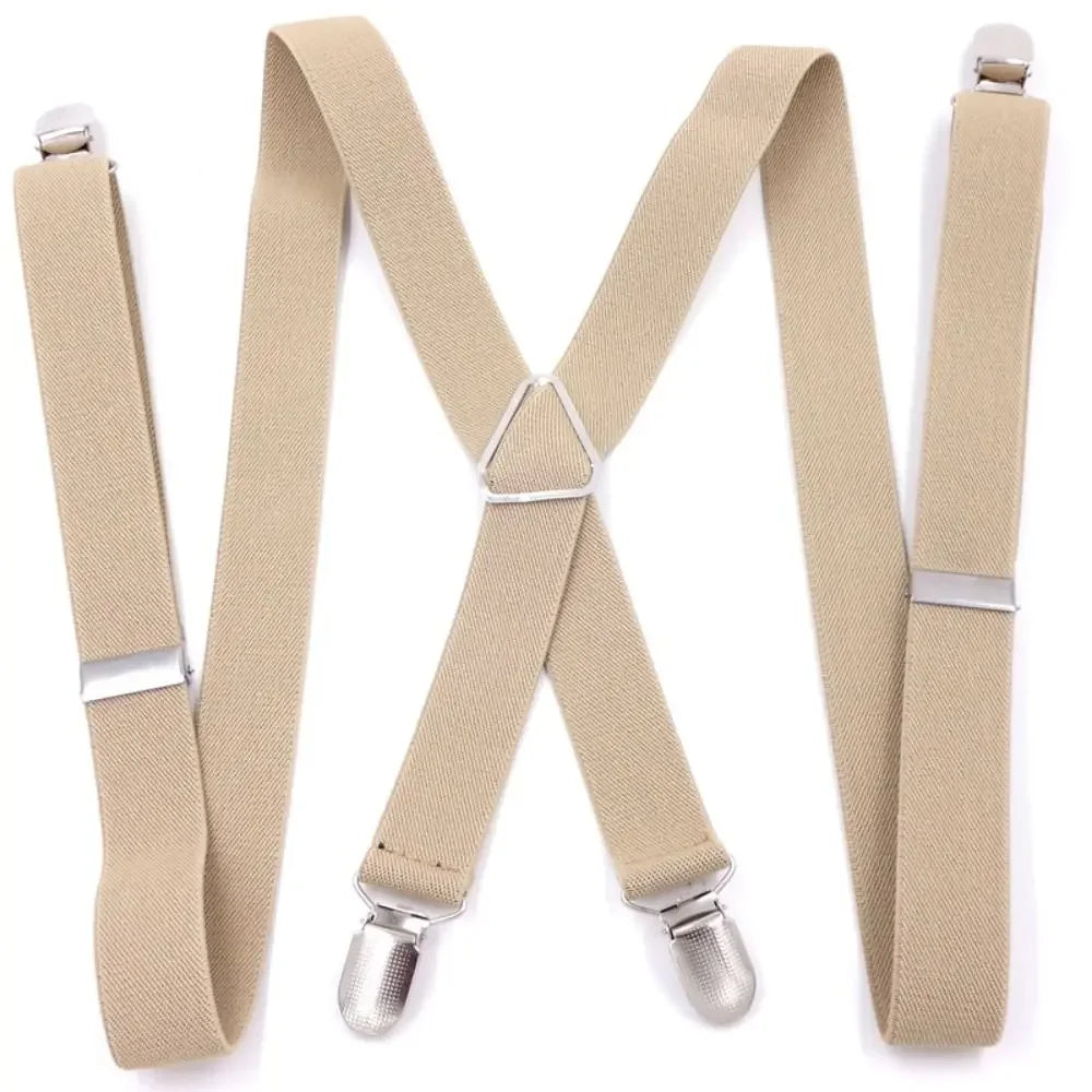 Elastic Adjustable Suspenders for Adults And Kids - Men Women Braces Suspender Set for Children Boys Girls Wedding Accessories